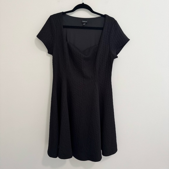 Torrid Mini Textured Knit Skater Dress - Picture 2 of 7